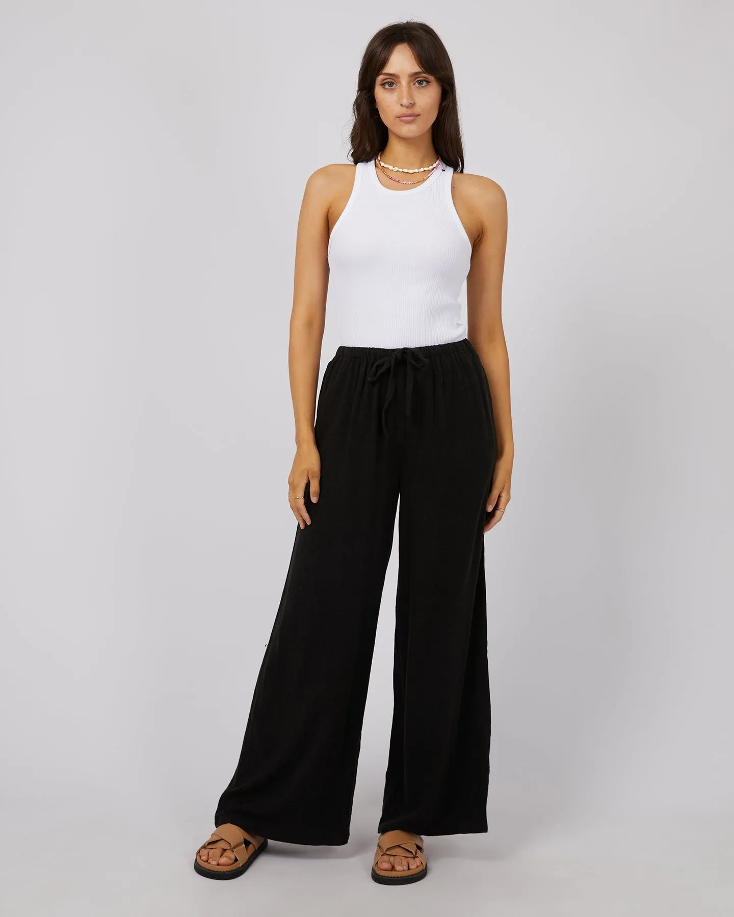 All About Eve Luxe Linen Pant - Black