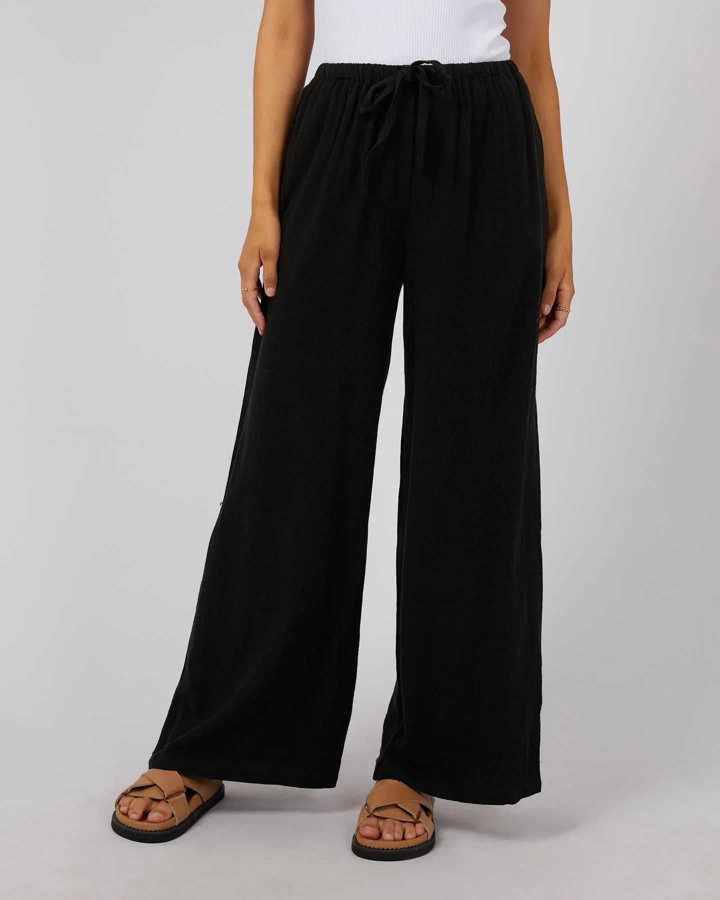 All About Eve Luxe Linen Pant - Black