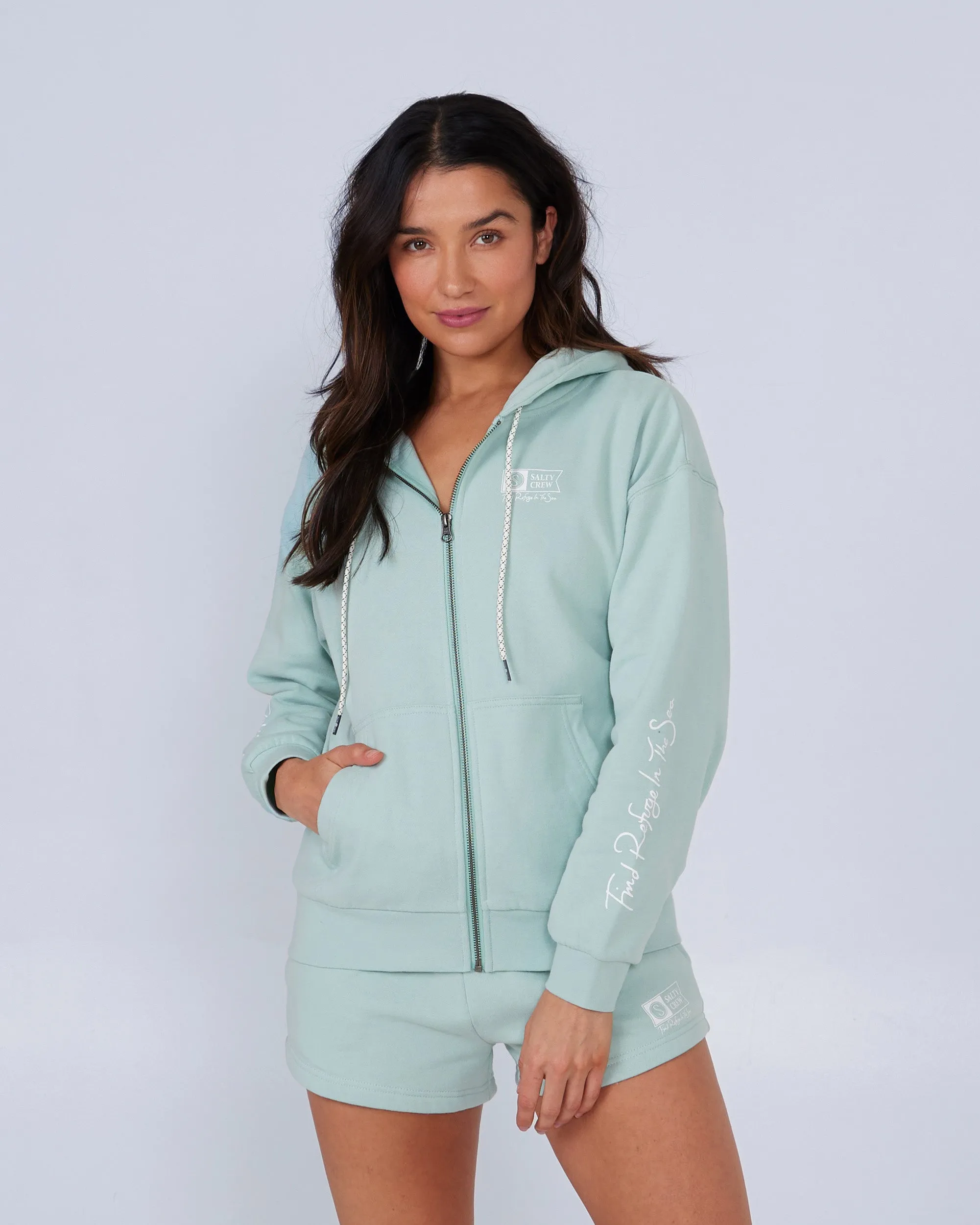 Alpha Jade Zip Hoody