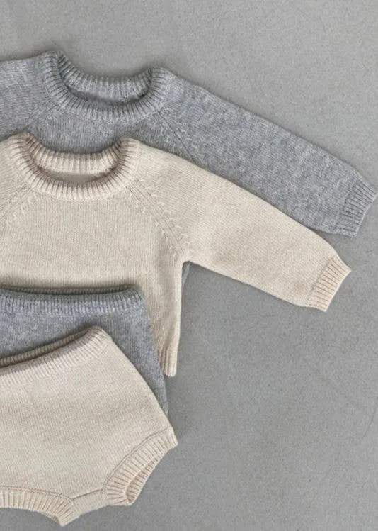 Annie & Charles - Annie & Charles® organic cotton kids' set: Grey