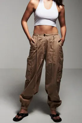 Beige Cargo Pants