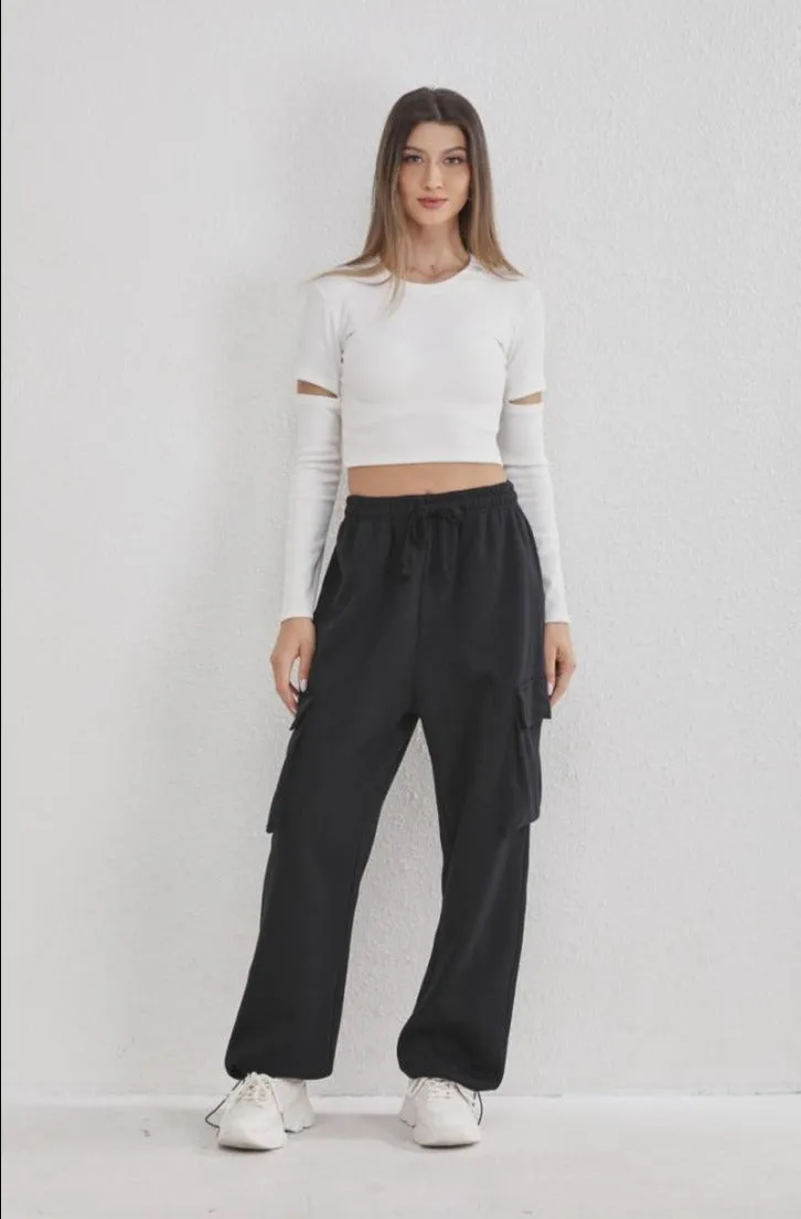 Black Cargo Pants