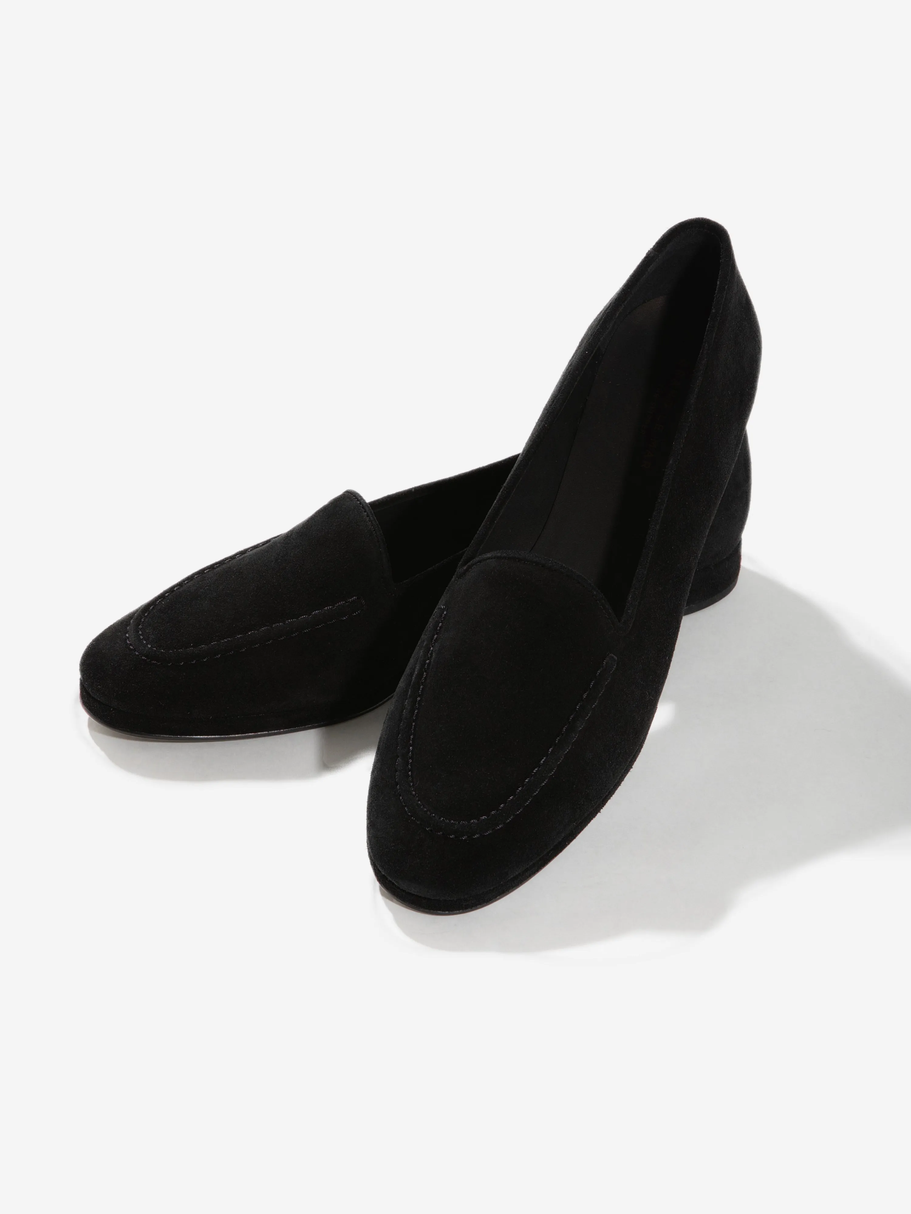 Black Suede Belgian Loafers