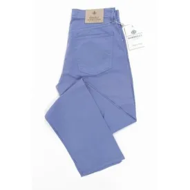 Blue 36 EUR - INT. XL Luigi Borrelli Mens Trousers 340 PP 52