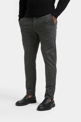 Check Trousers in Black/Grey