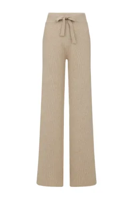 COMO CASHMERE TROUSER IN SAND