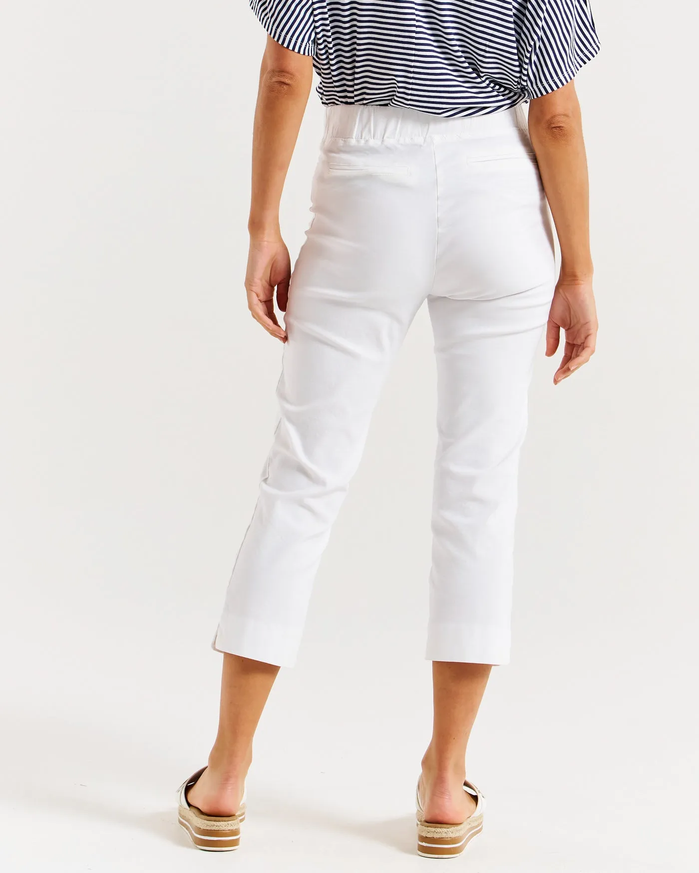 Crop Bengaline Pant White