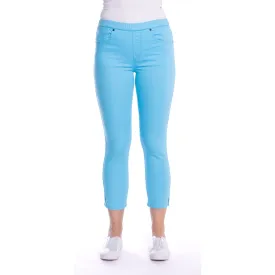 Cropped Jeans by Cafe Latte -Ocean Blue