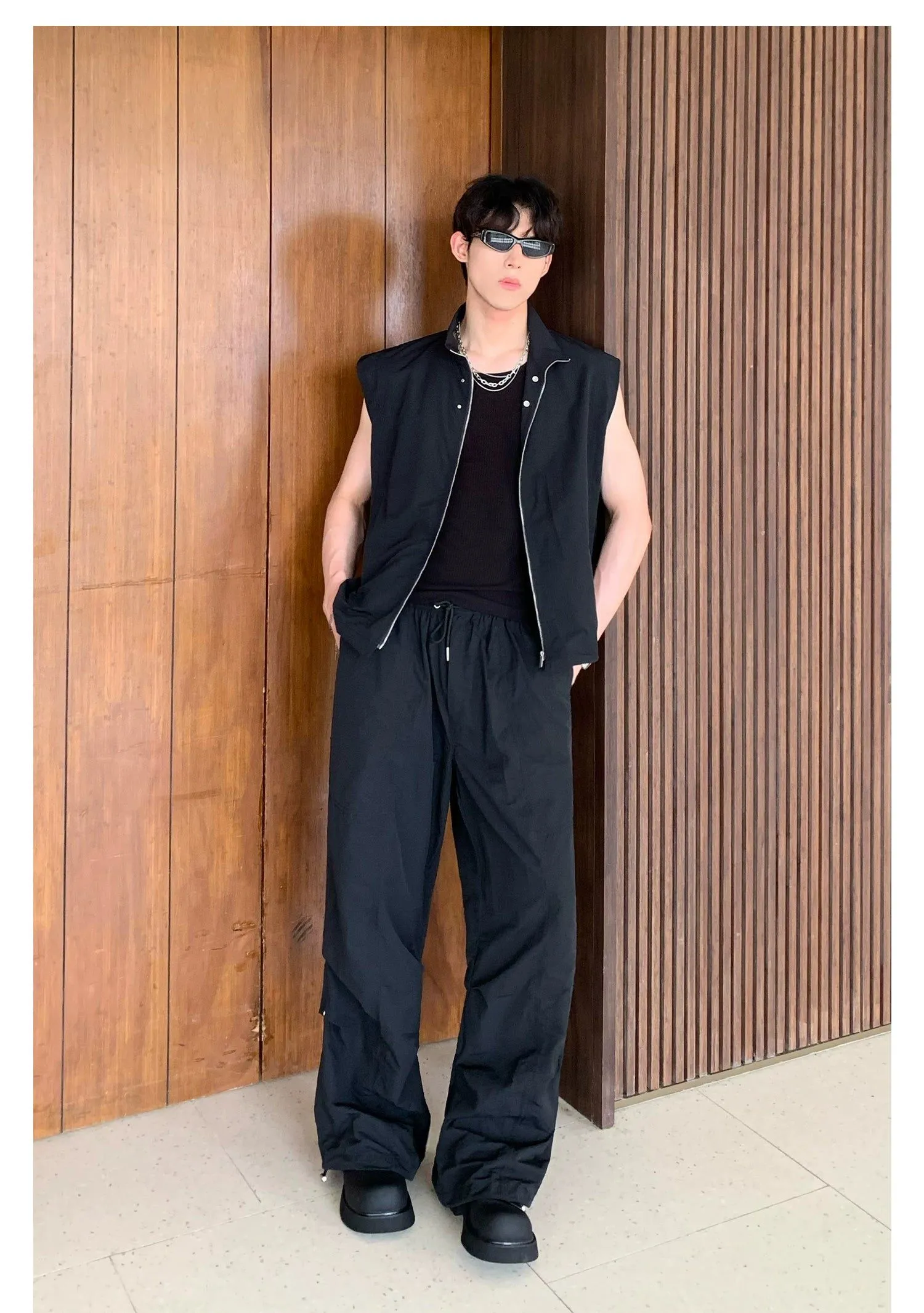 Cui Versatile Zipped Vest & Track Pants Set