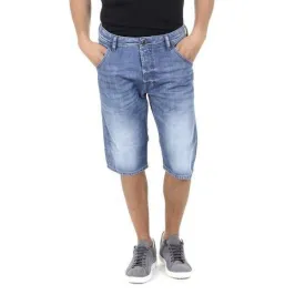 Denim 32 EUR Diesel Mens Shorts 00CKCH 0839C 01 KROSHORT