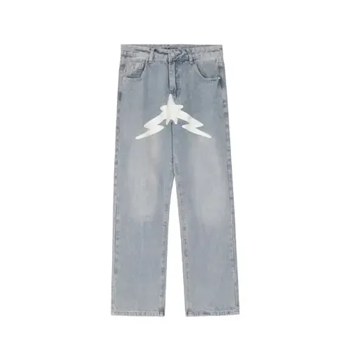 Designer Star Print Pants