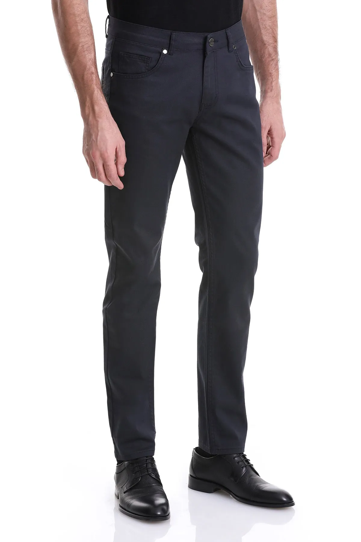 Dynamic Fit 5 Pocket Low Waist Cotton Navy Denim