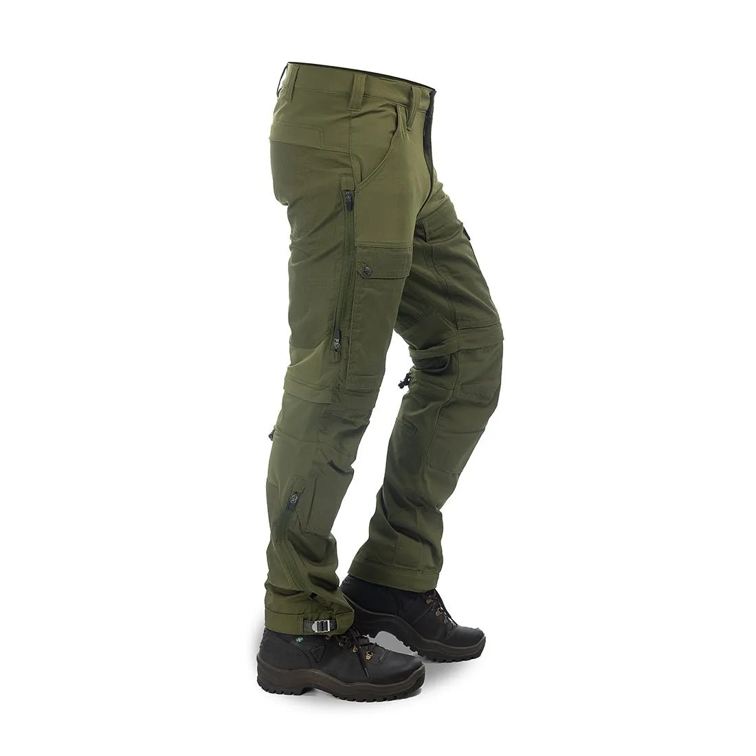 Flexible Zip-off Men Pant (Green)