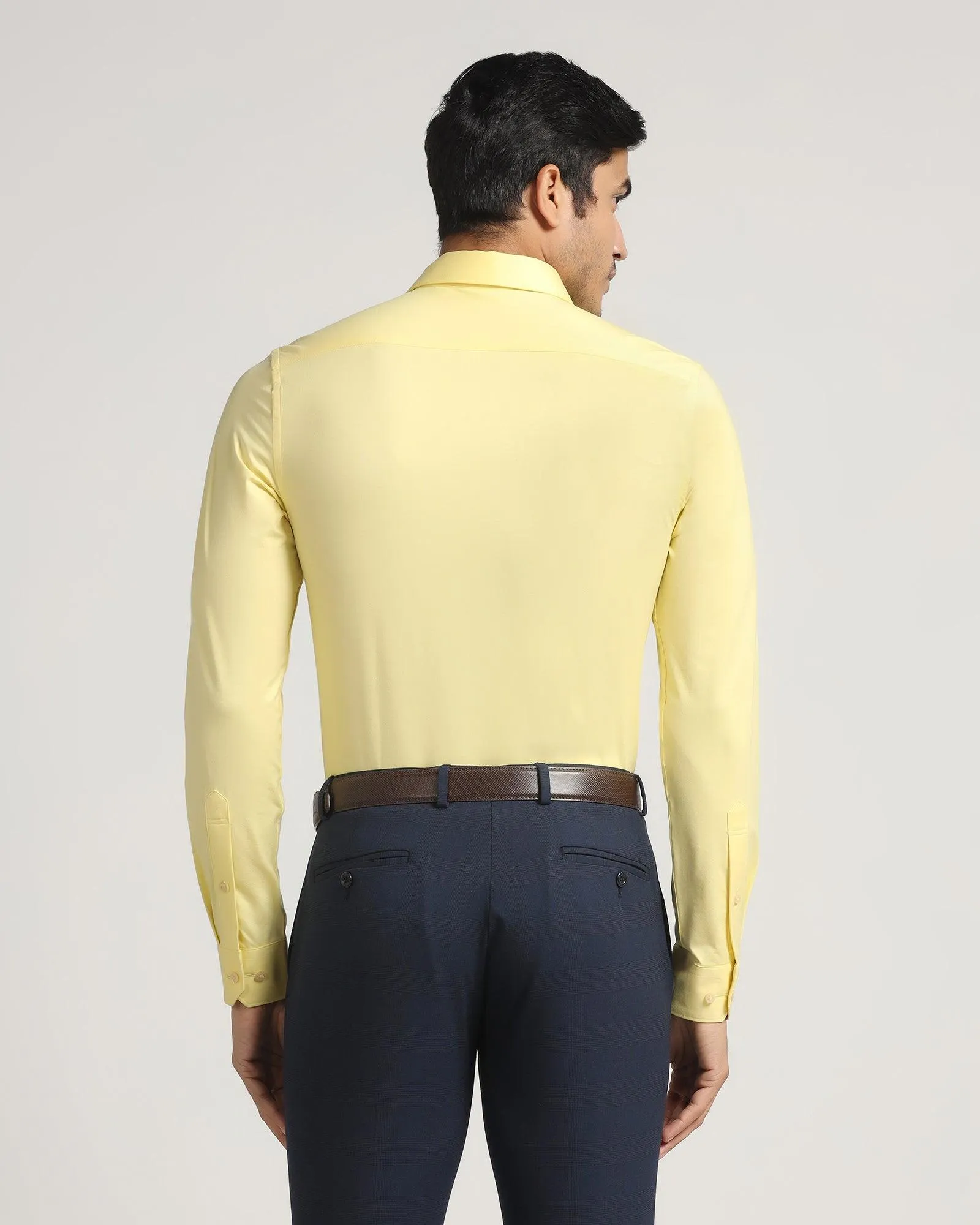 Formal Yellow Solid Shirt - Sofok