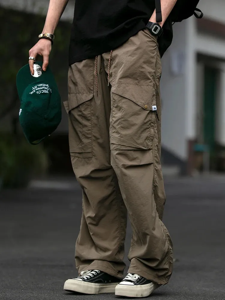 Functional Ripstop Wide Cargo Pants