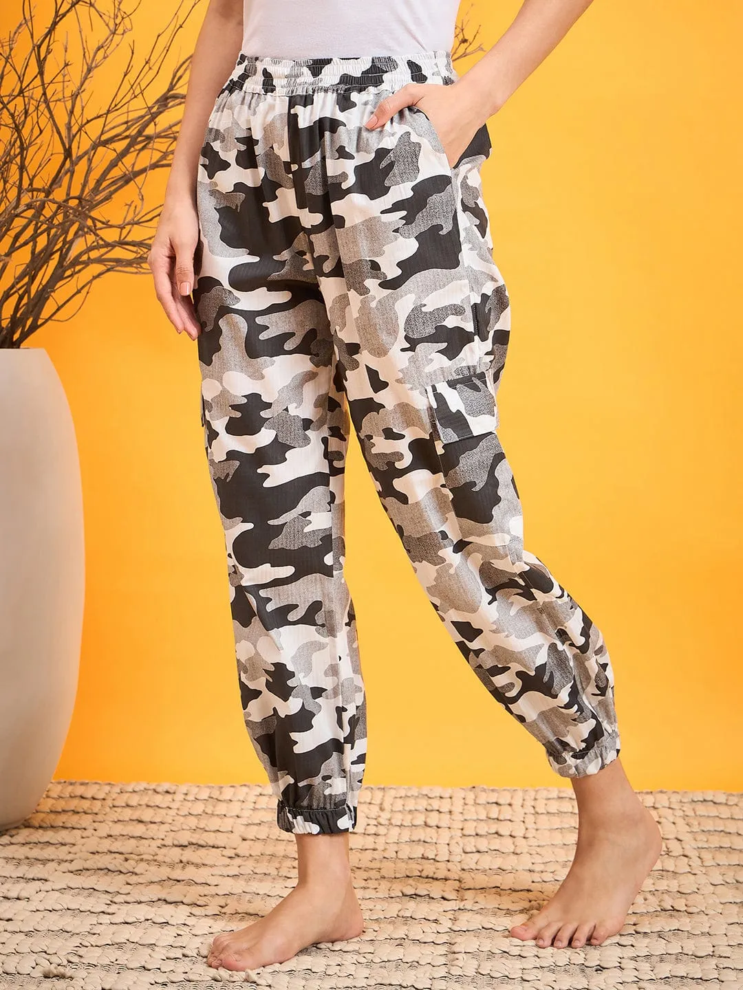 Grey Camouflage Lounge Pants