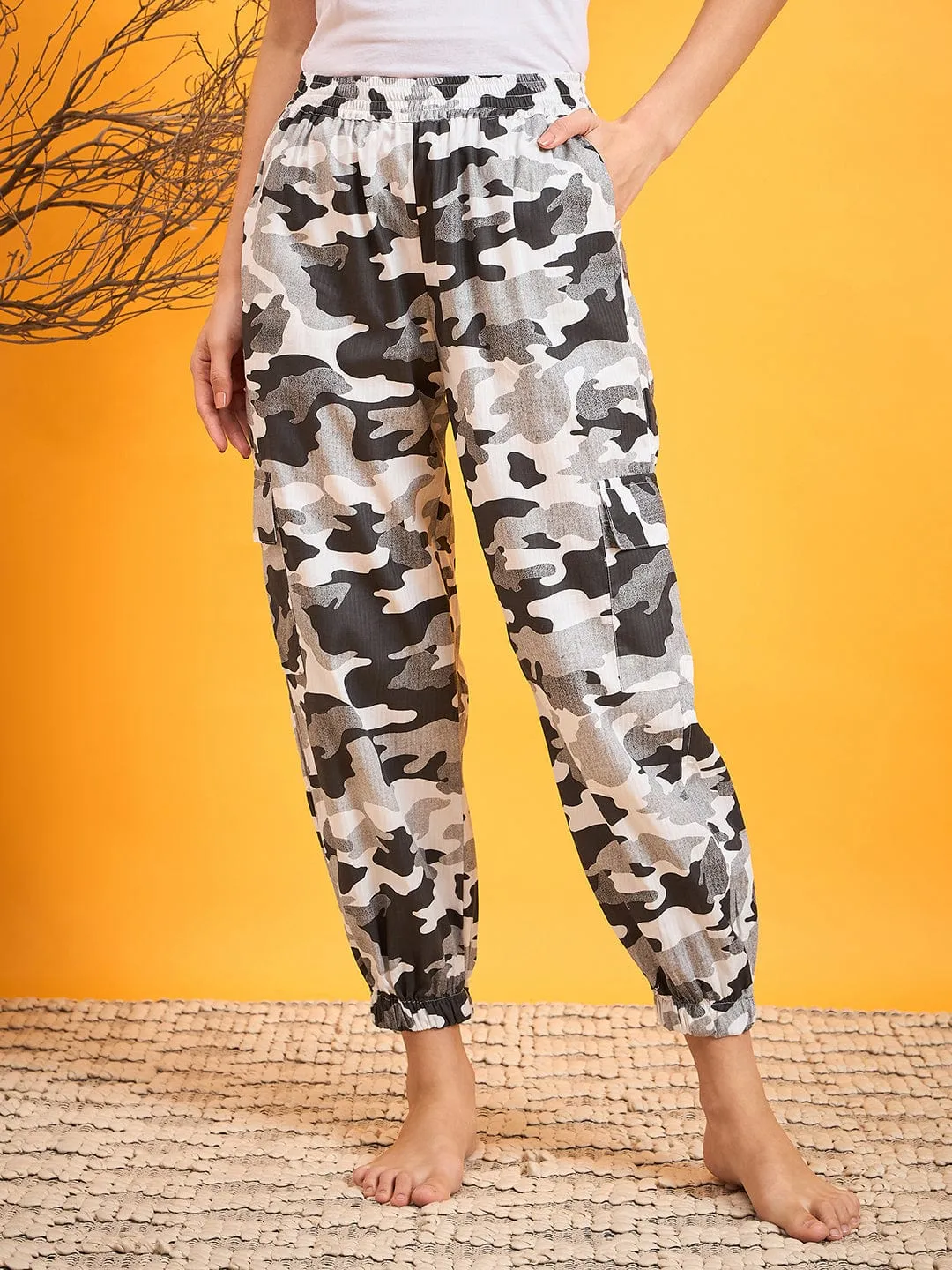 Grey Camouflage Lounge Pants