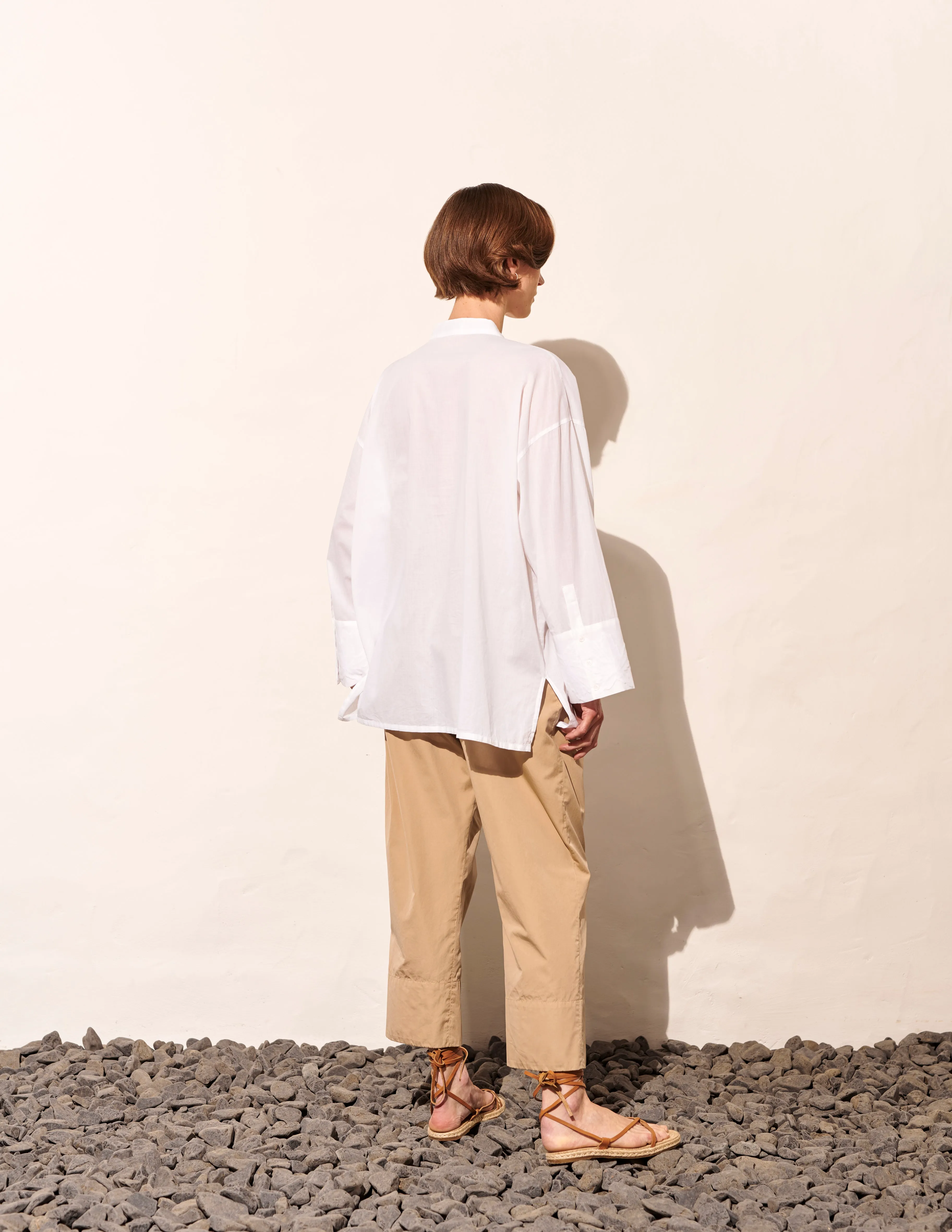 Handcrafted Applique Oversized Shirt