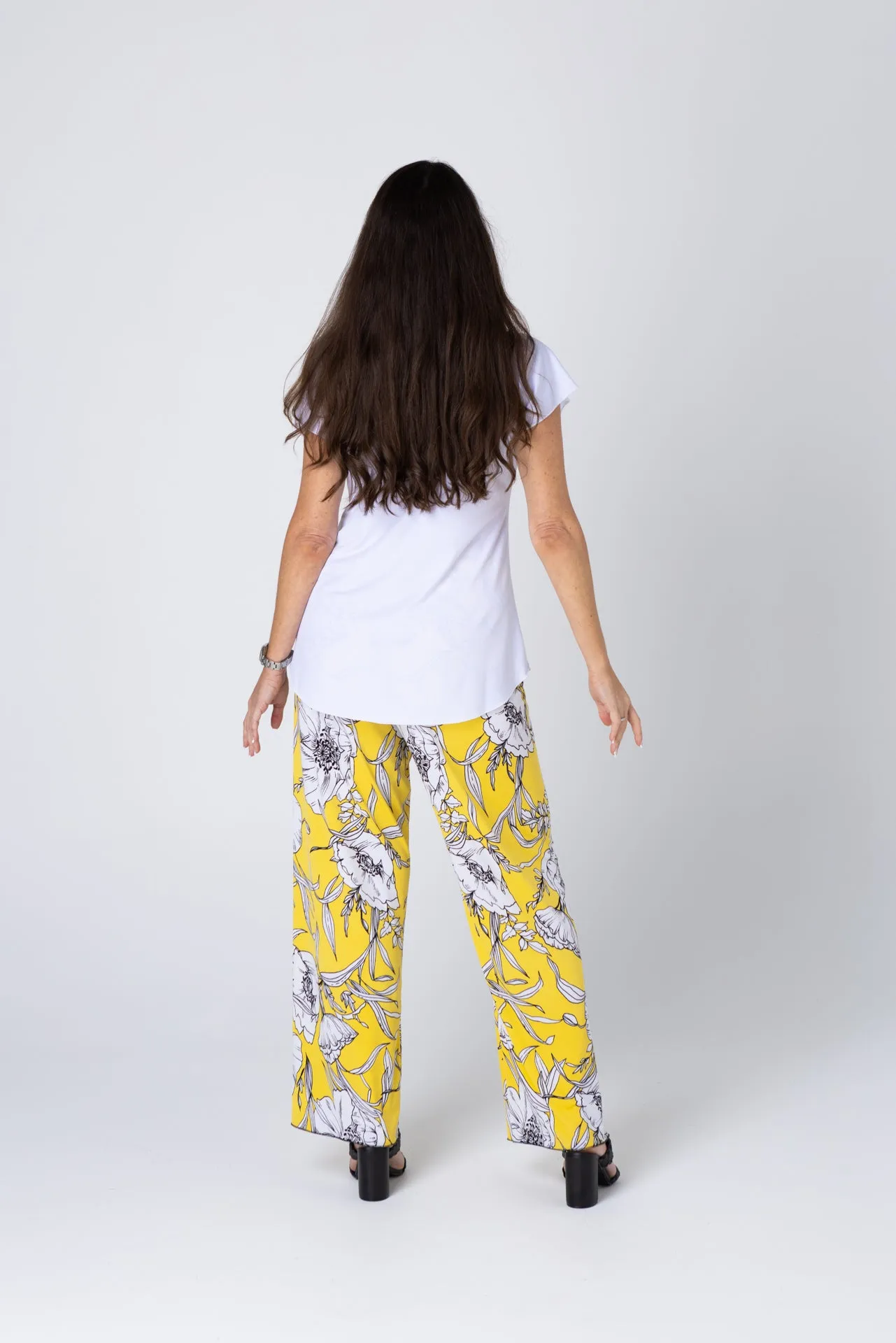 Honey Wide Leg Jersey Palazzo Pants