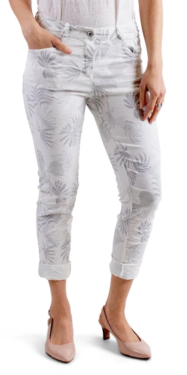 Kentia Palm Print Pant