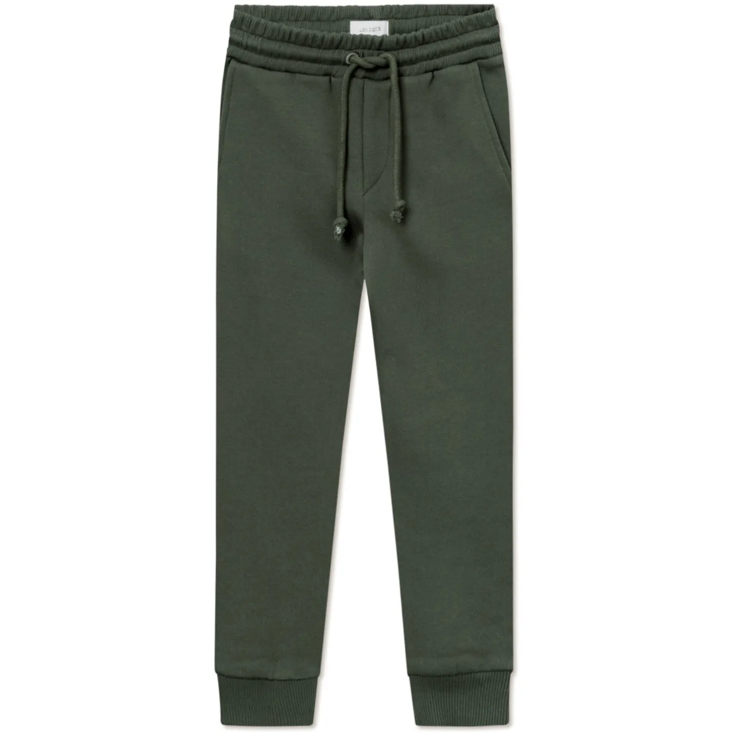 Les Deux Kids Forest Green/Ivory Encore Boucle Sweatpants Kids