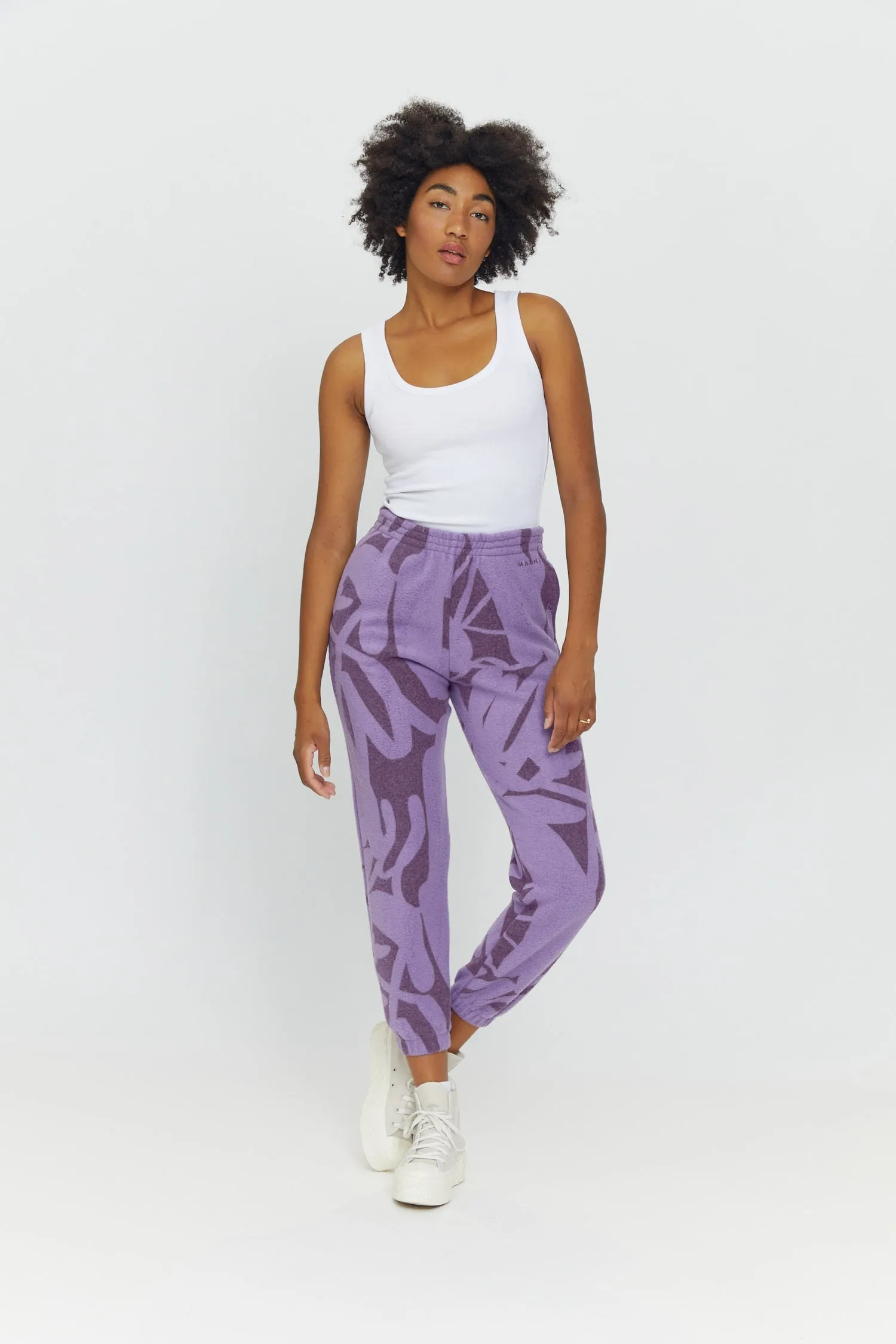 Loop Printed Fleece Pants