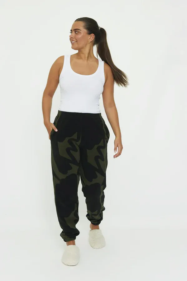 Loop Printed Fleece Pants