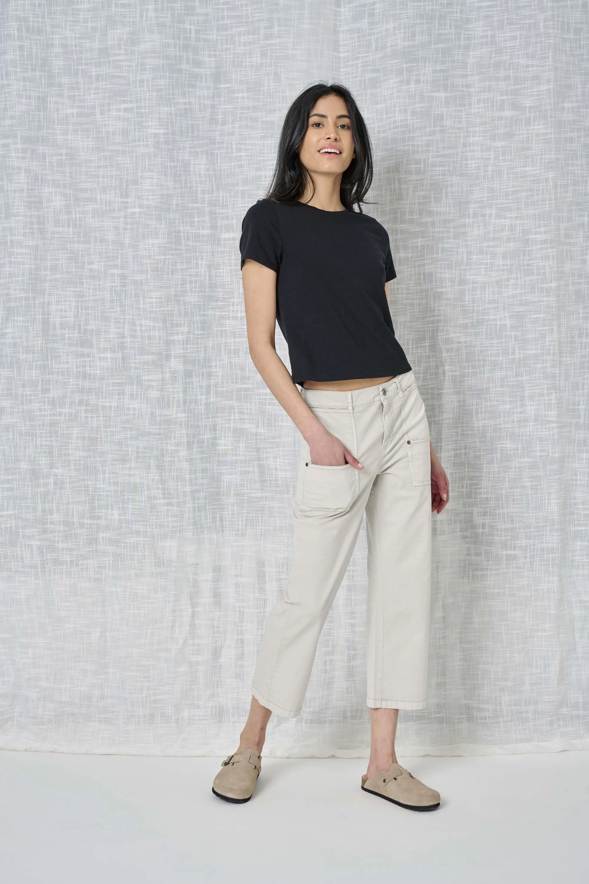 Lydia Solid Twill Pant