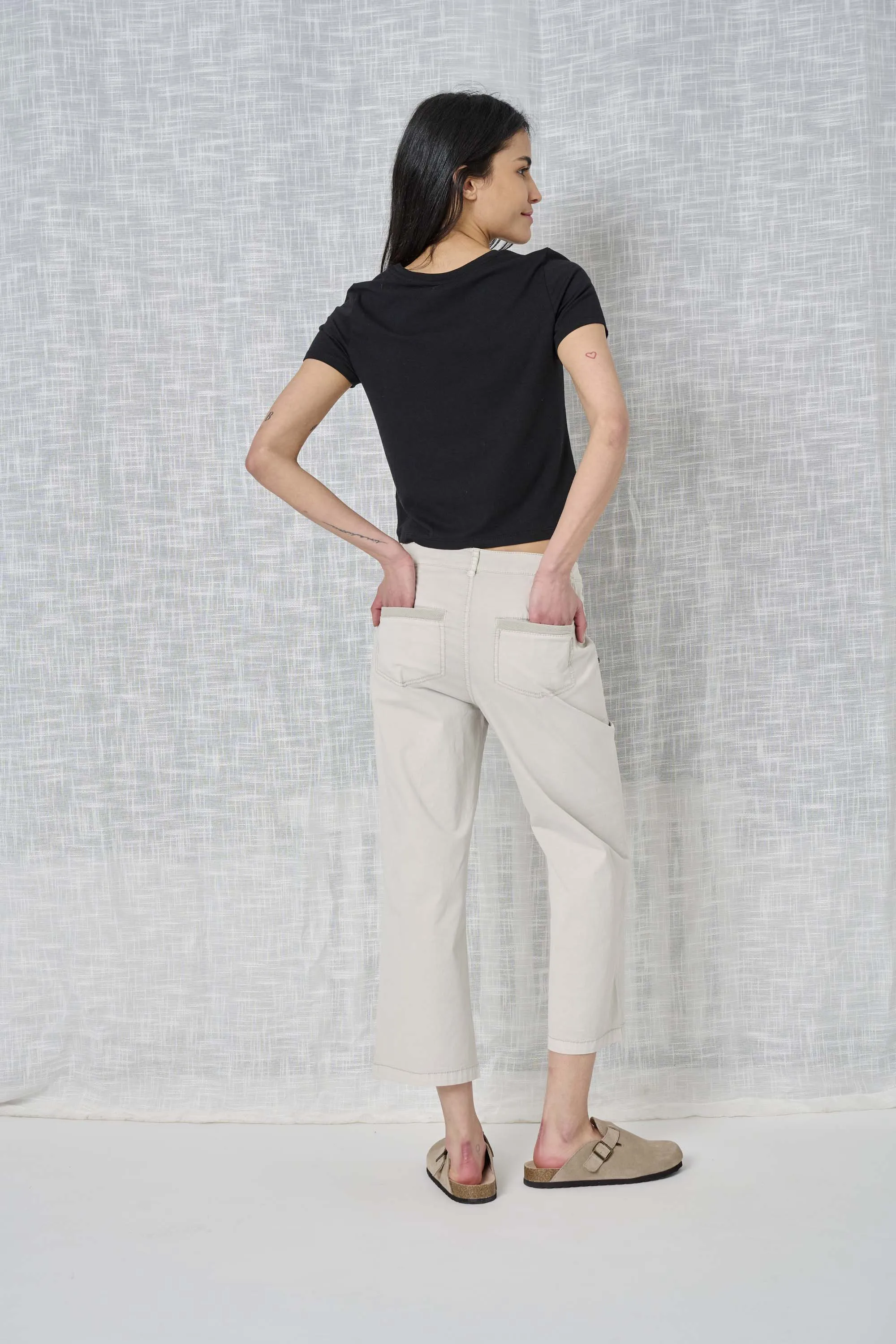 Lydia Solid Twill Pant