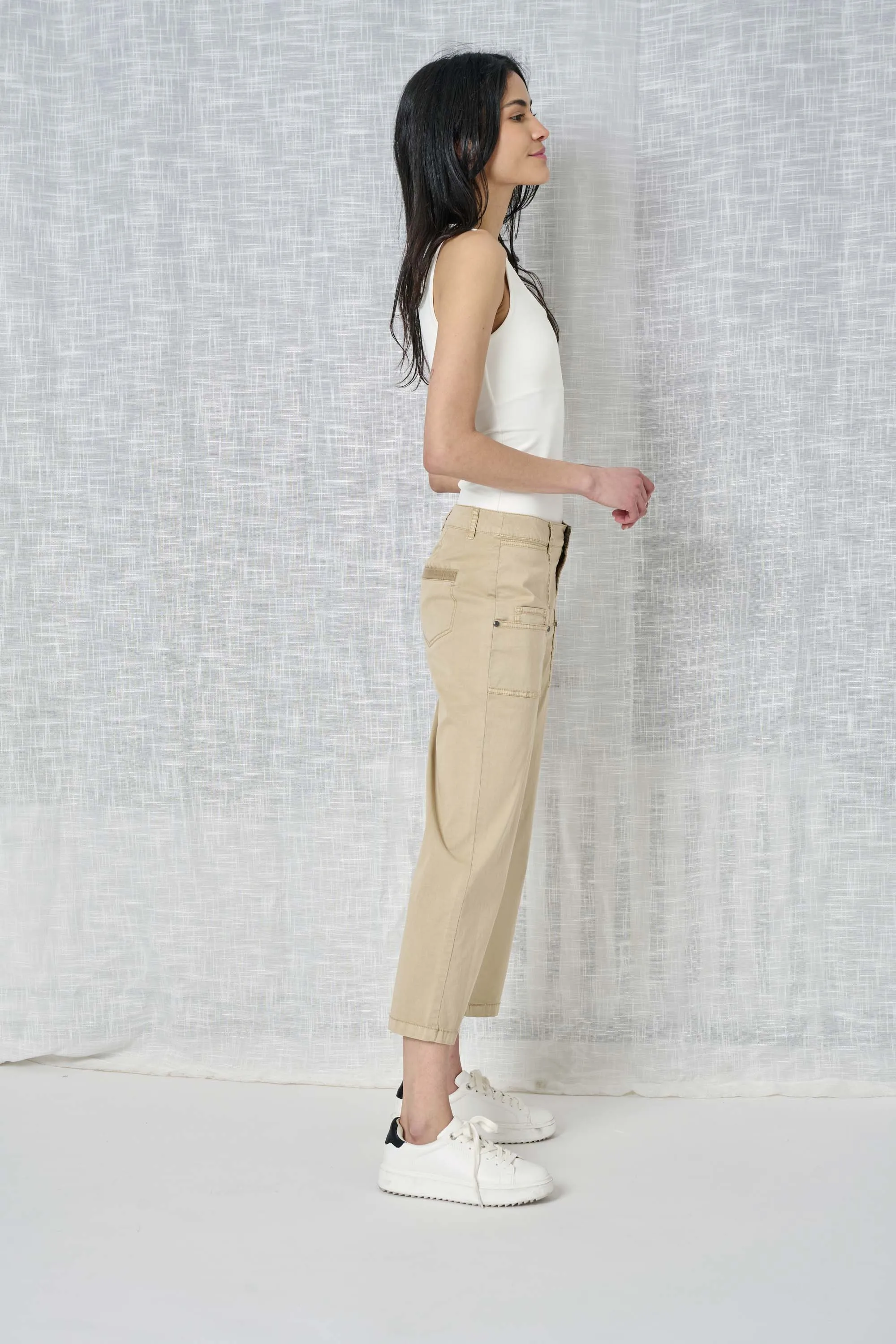 Lydia Solid Twill Pant