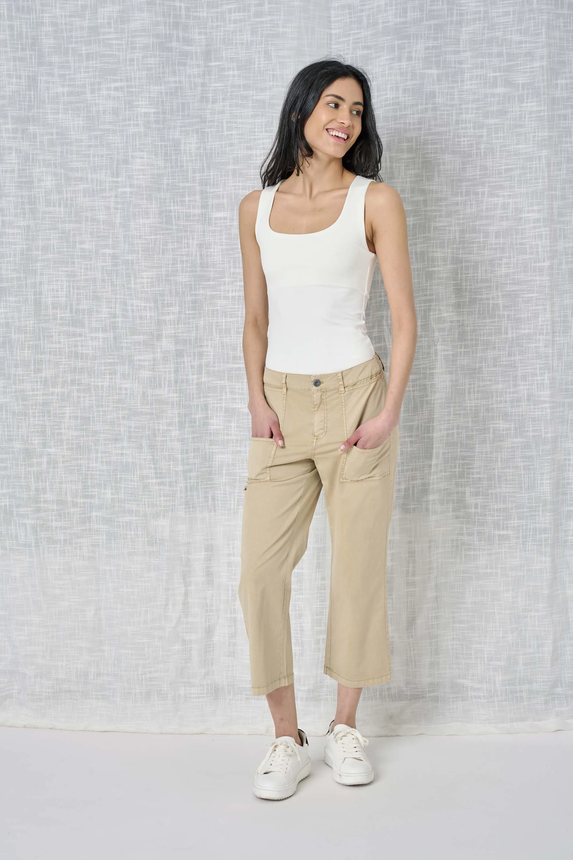 Lydia Solid Twill Pant