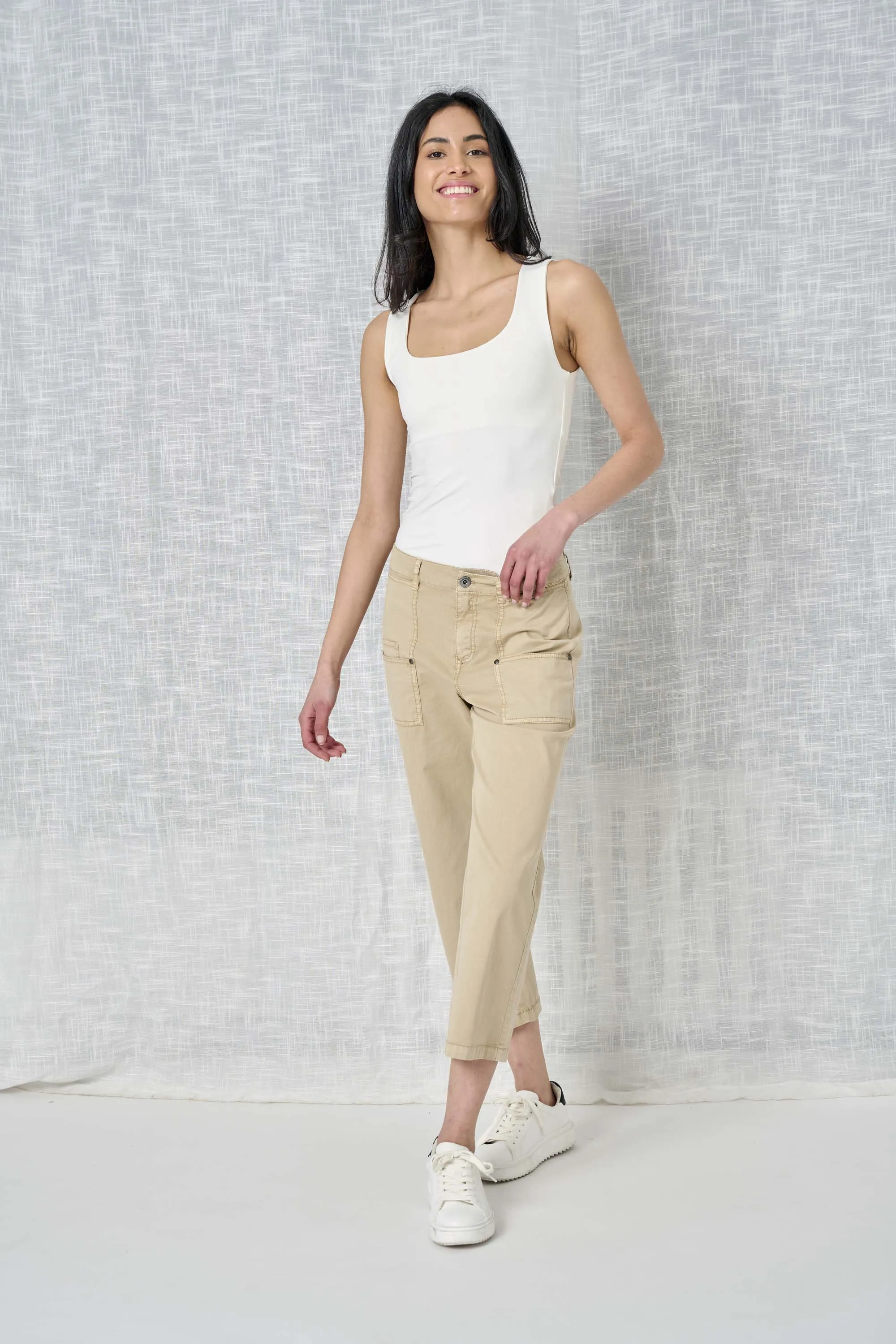 Lydia Solid Twill Pant