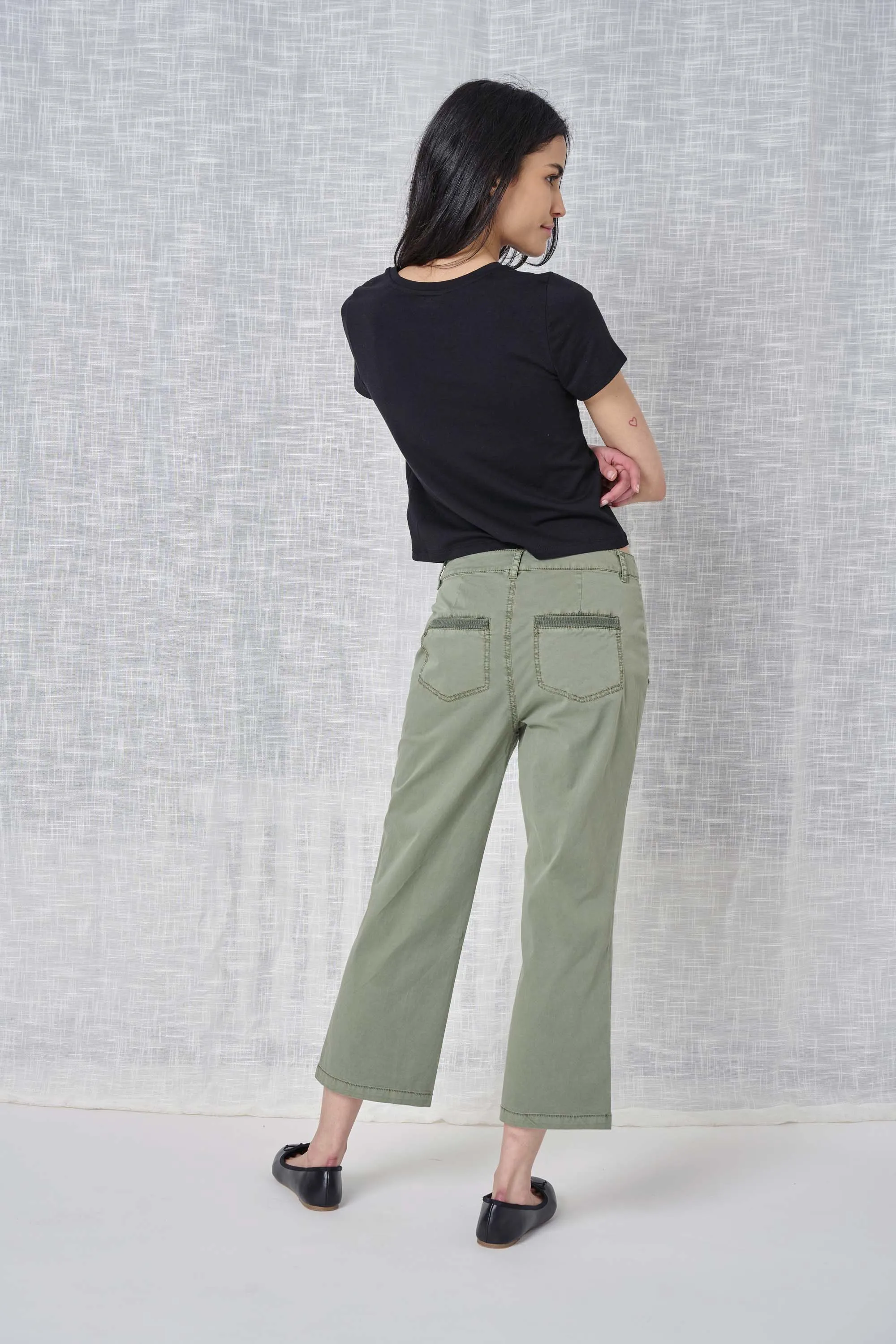 Lydia Solid Twill Pant