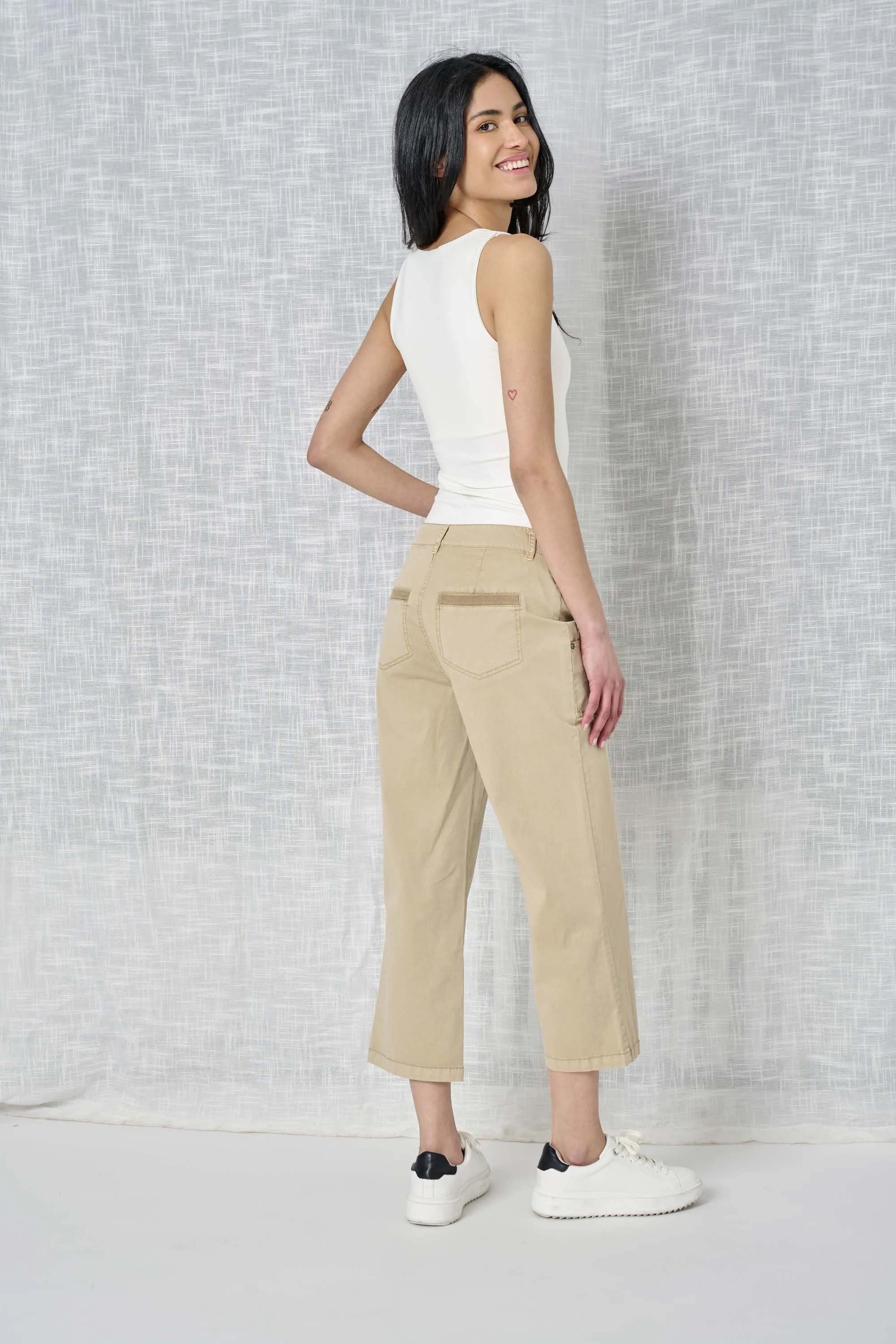 Lydia Solid Twill Pant