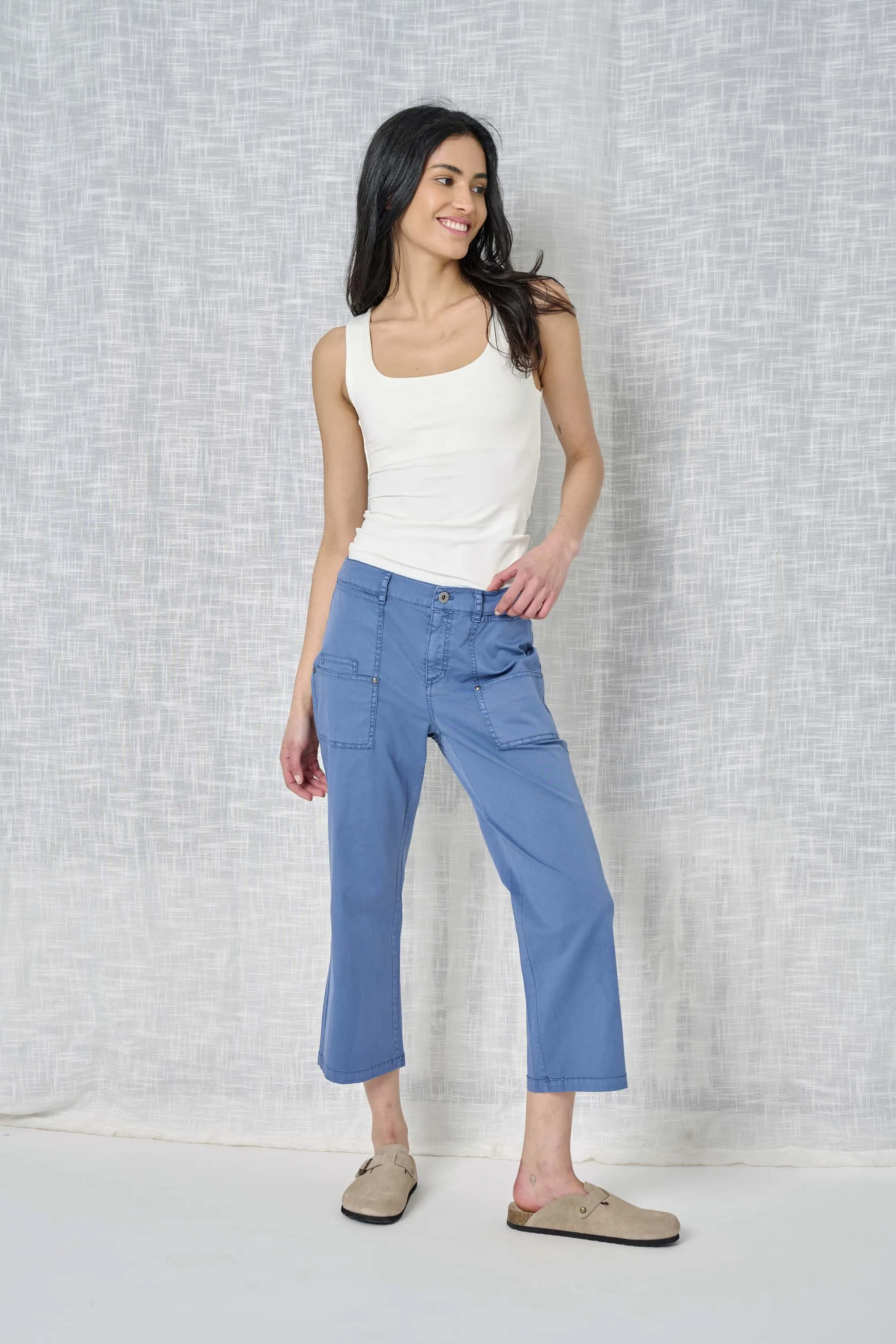 Lydia Solid Twill Pant