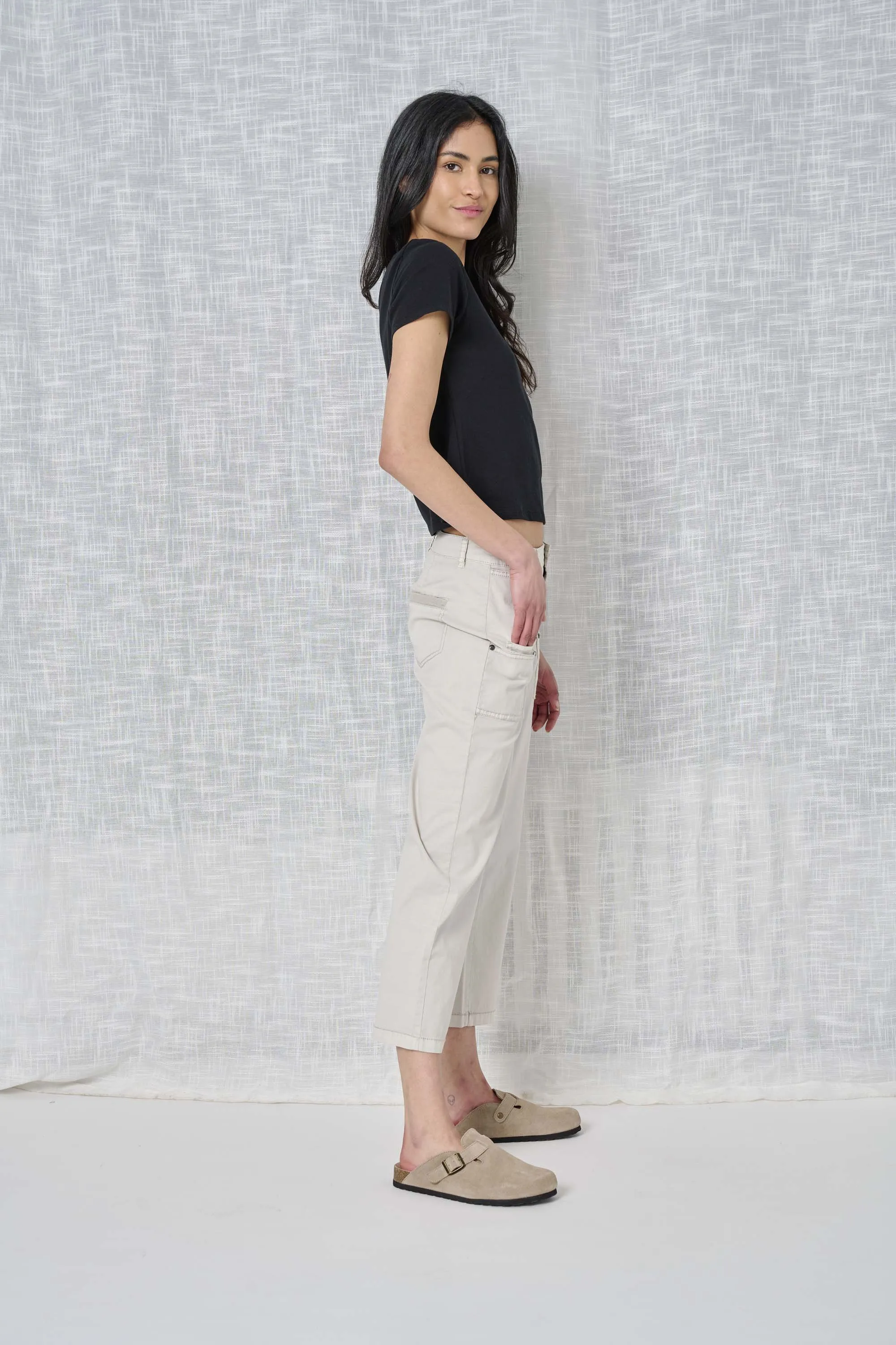 Lydia Solid Twill Pant