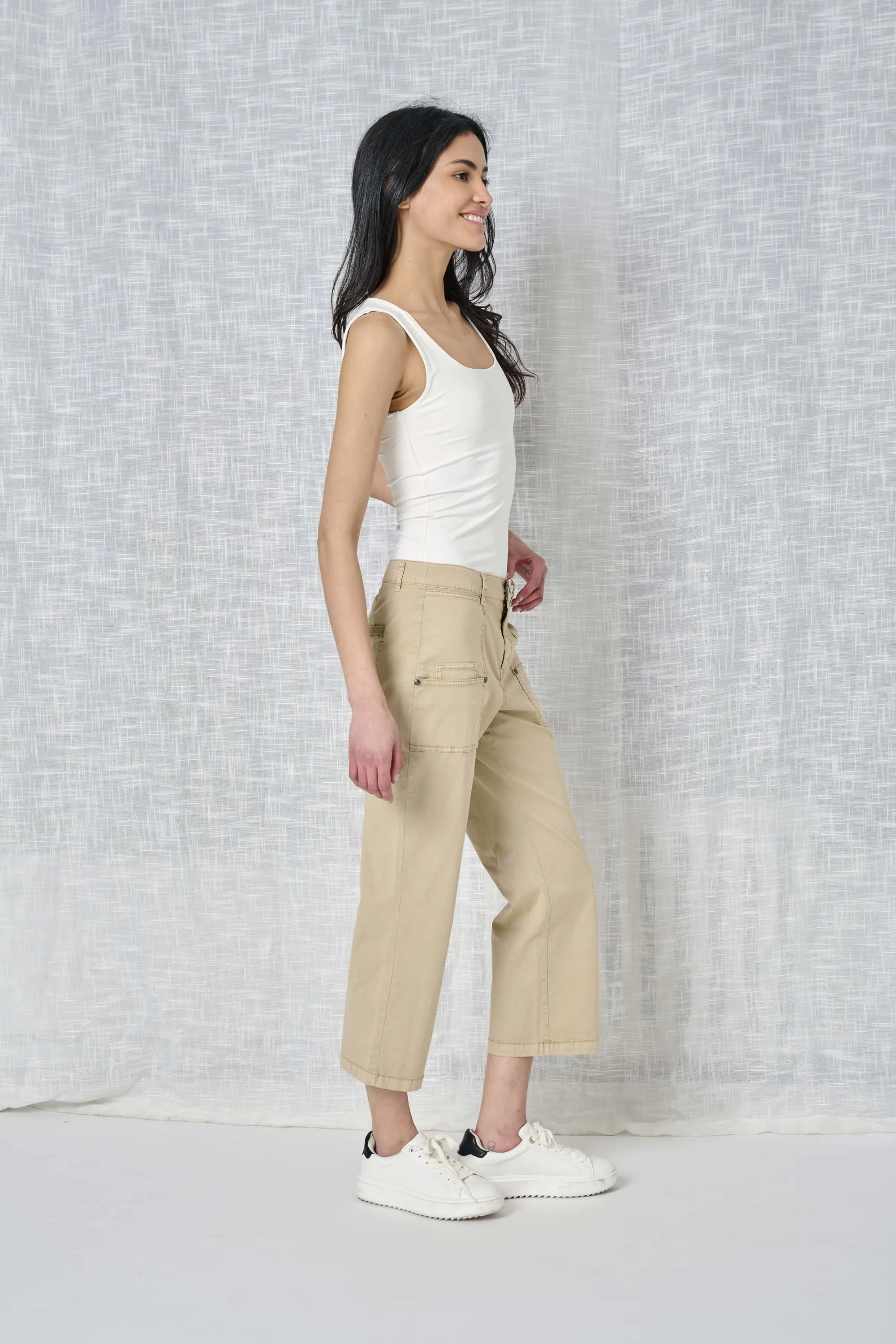 Lydia Solid Twill Pant