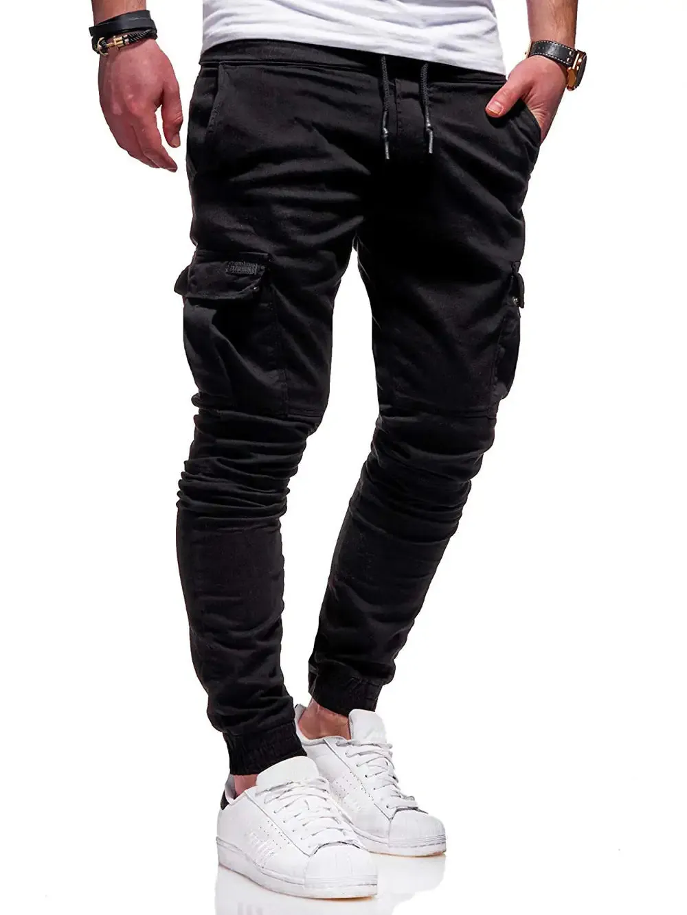 Men Autumn Thin Cotton Casual Pants^