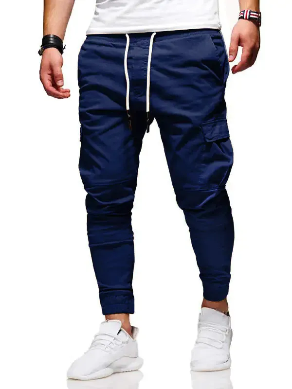 Men Autumn Thin Cotton Casual Pants^