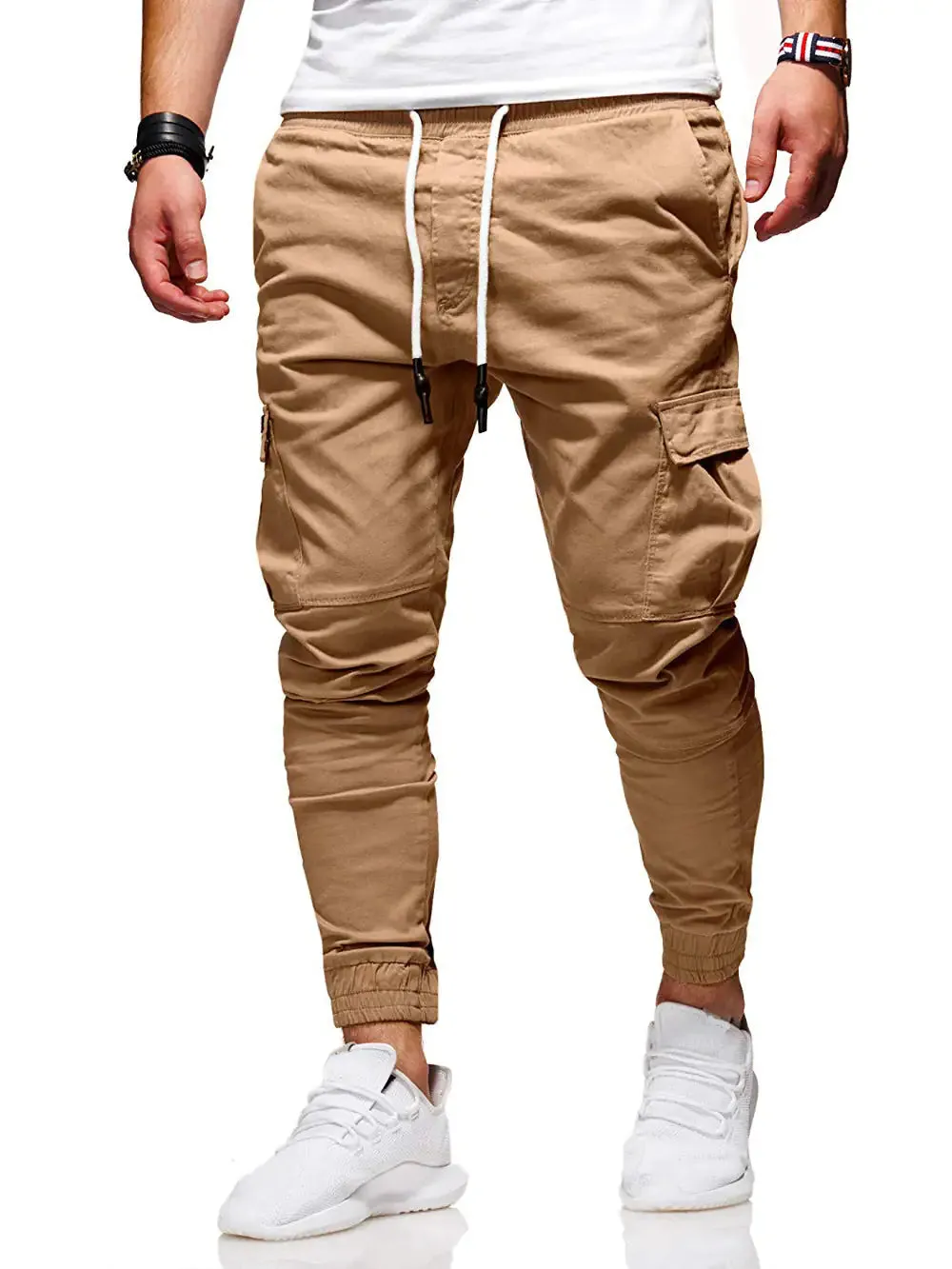 Men Autumn Thin Cotton Casual Pants^