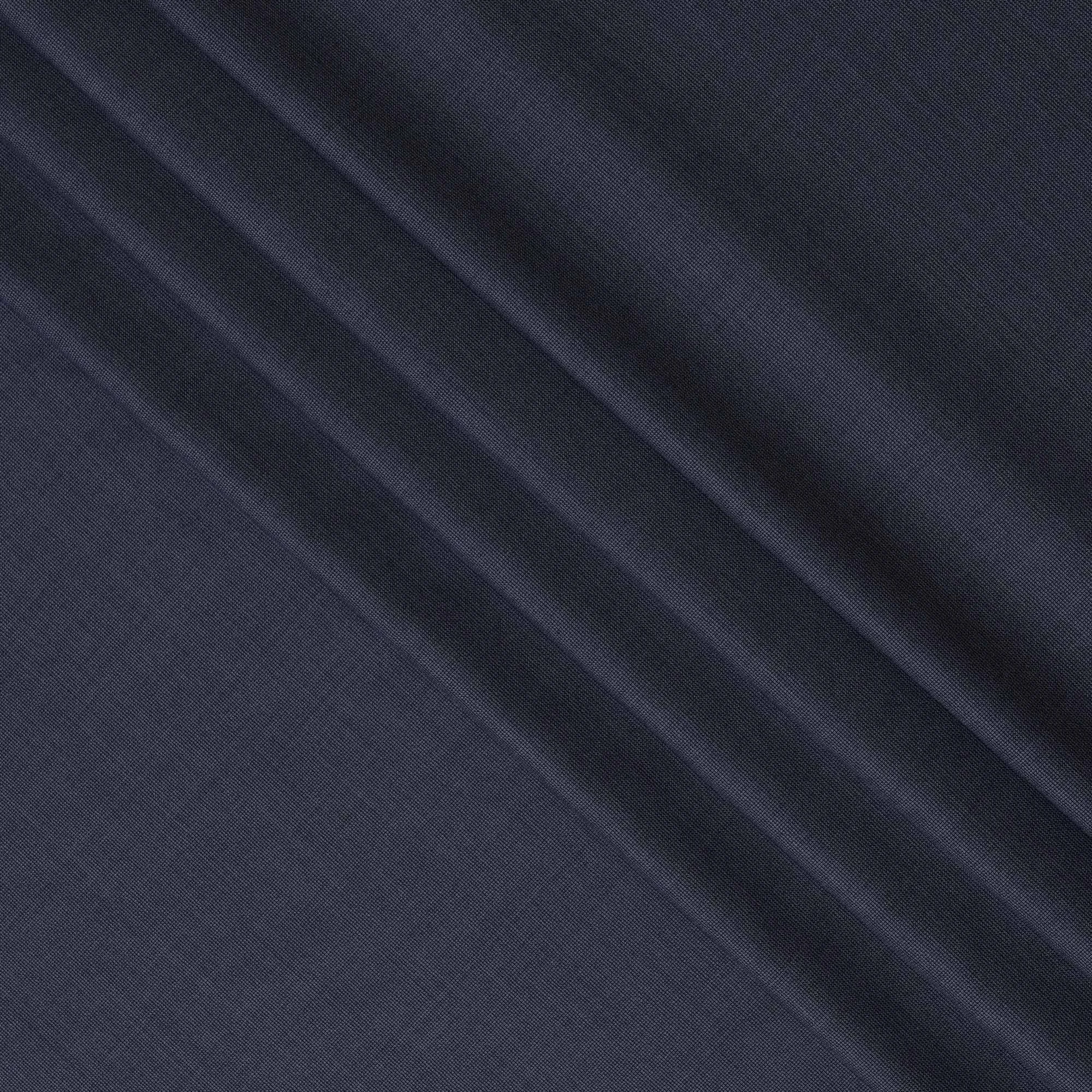 Midnight Blue Super 150's Italian all Wool Suiting Fabric – 3.5 Meters, 150 cm Width, Made in Italy-D20546