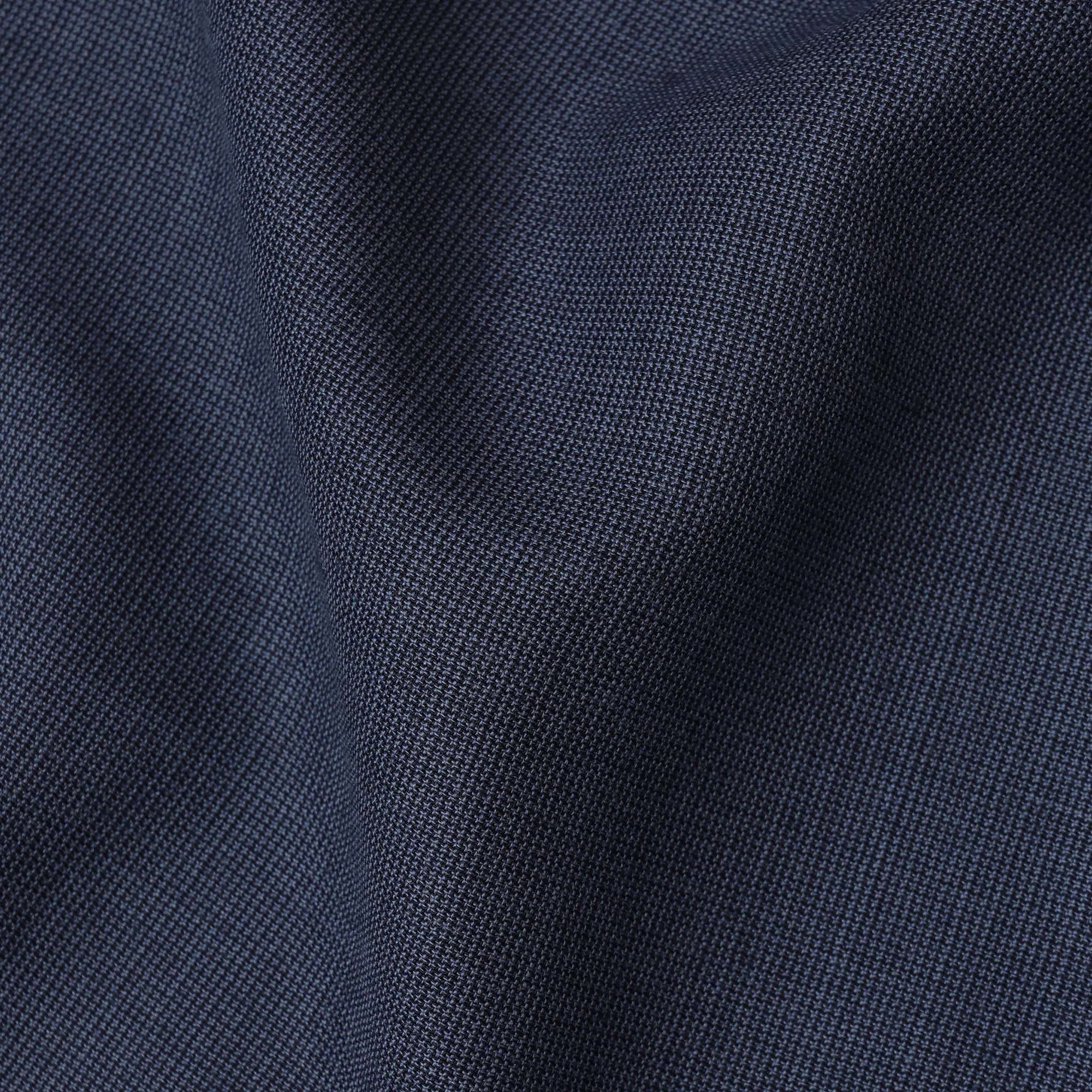 Midnight Blue Super 150's Italian all Wool Suiting Fabric – 3.5 Meters, 150 cm Width, Made in Italy-D20546