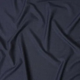 Midnight Blue Super 150's Italian all Wool Suiting Fabric – 3.5 Meters, 150 cm Width, Made in Italy-D20546