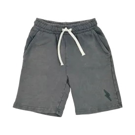 Mineral Black Sweat Shorts