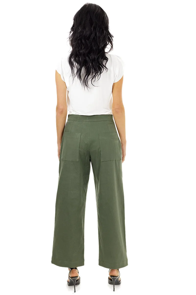 Moss Green Pocket Pant