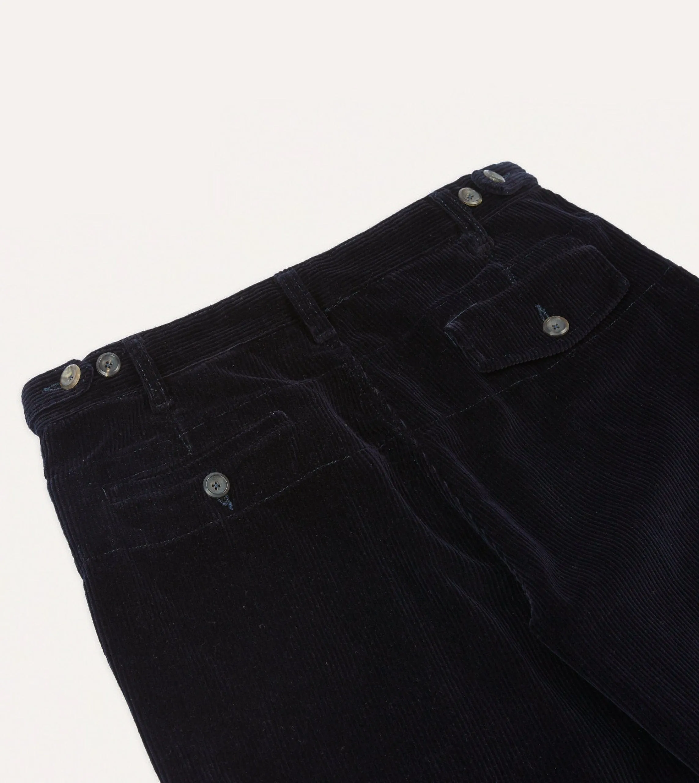 Navy Cotton Corduroy Games Trousers