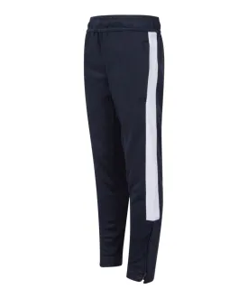 Navy/White - Kids knitted tracksuit pants