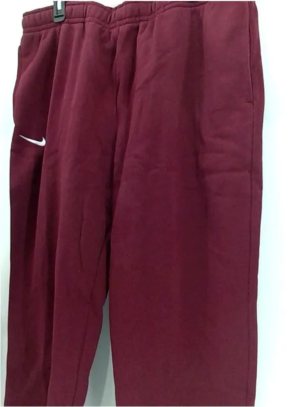 Nike Women's Club Fleece Maroon Joggers XXLarge Pant