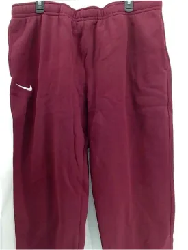 Nike Women's Club Fleece Maroon Joggers XXLarge Pant