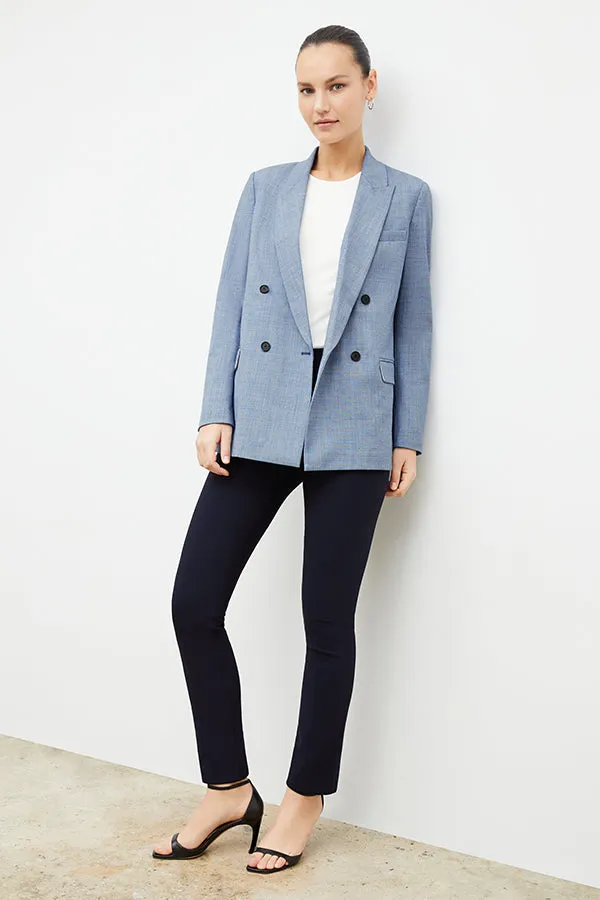 O'Hara Blazer - Sharkskin :: Indigo / White